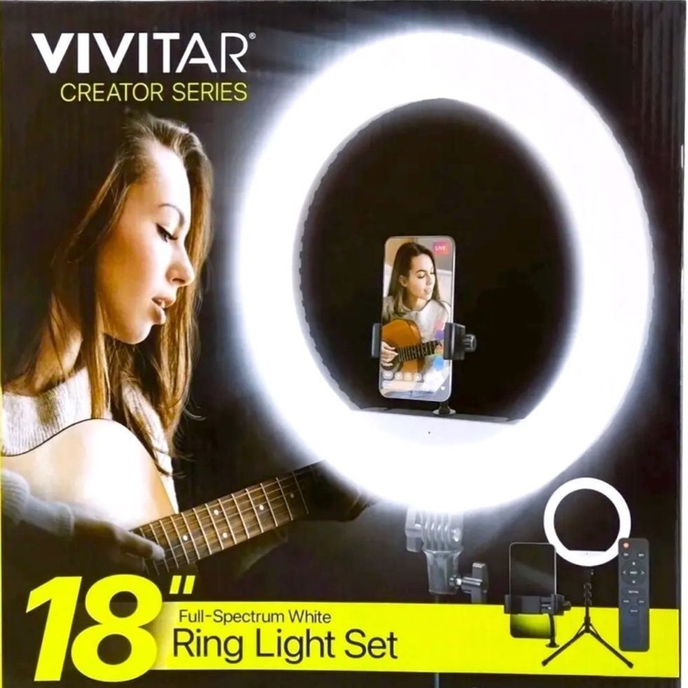 Vivitar Creator Series 18” LED Ring Light